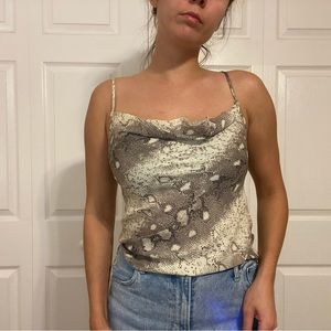 Snakeskin tank top